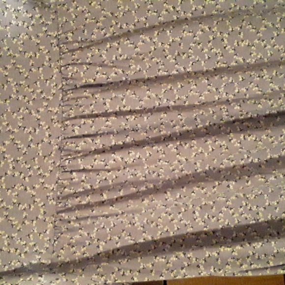 NWOT Croft &Barrow Intimates Medium Purple White Flowers Short sleeve Nightgown - Picture 8 of 14